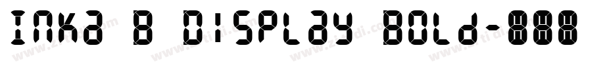 Inka B Display Bold字体转换